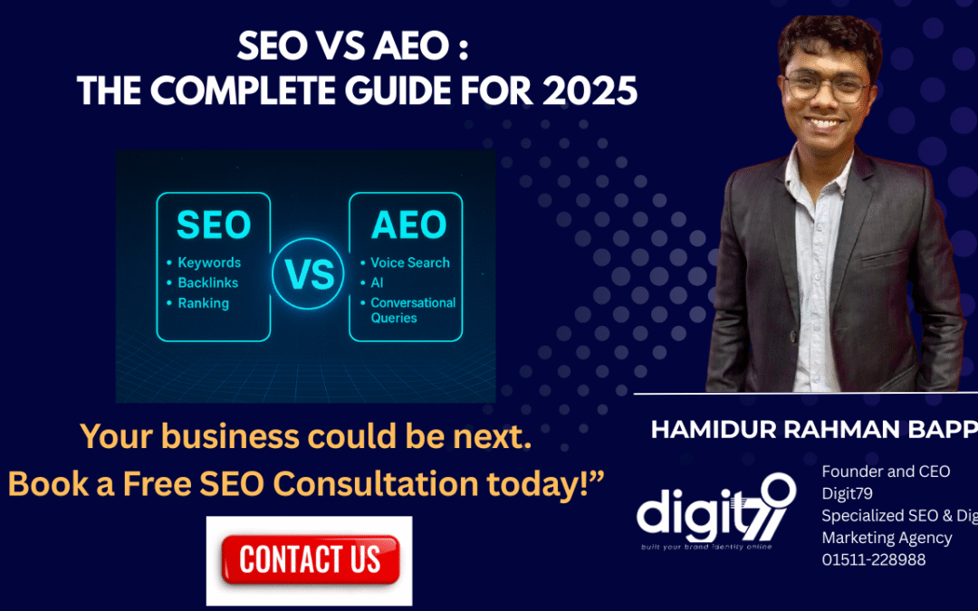 SEO vs AEO What’s the Difference and Why It Matters in 2025